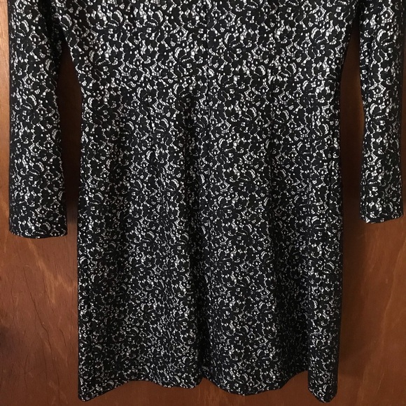 NWT ERIN Erin Fetherston Black & Ivory White Lace Dress - Size 2 - Picture 7 of 10